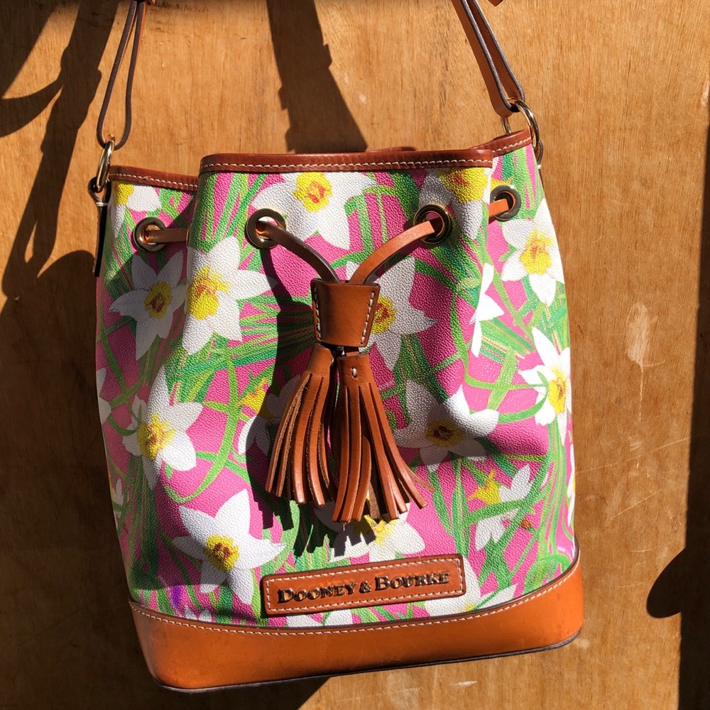 Dooney and Bourke Daffodil Drawstring Purse